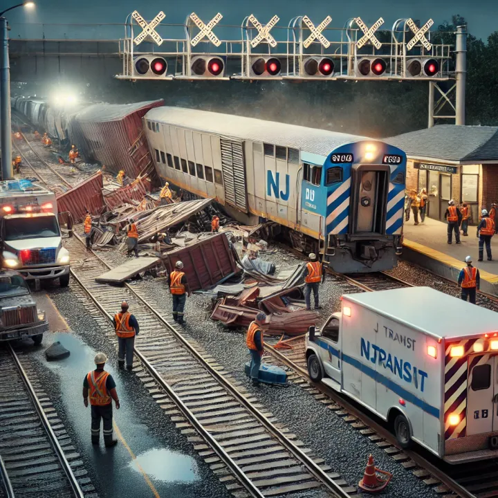 NJ Transit Offers Limited Service on Raritan Valley Line After Freight Train Derailment
